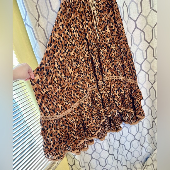 NWT Spell & the Gypsy Collective Tan Saphari Unicorn Tears Sundress - Picture 11 of 17